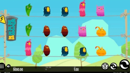 Birds on a wire slot game